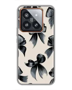 Чехол для Xiaomi 14 Pro с картинкой «Банты Coquette»