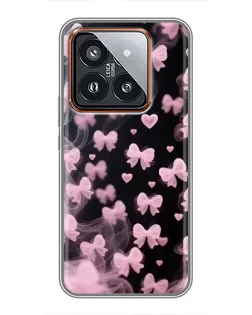 Чехол для Xiaomi 14 Pro с картинкой «Неоновое кружево»