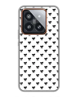 Чехол для Xiaomi 14 Pro с картинкой «Мини-бантики»