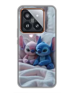 Чехол для Xiaomi 14 Pro с картинкой «Плюшевые Стич Ангел» Чехол для Xiaomi 14 Pro с картинкой «Плюшевые Стич Ангел»