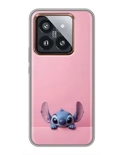 Чехол для Xiaomi 14 Pro с картинкой «Stitch выглядывает» Чехол для Xiaomi 14 Pro с картинкой «Stitch выглядывает»