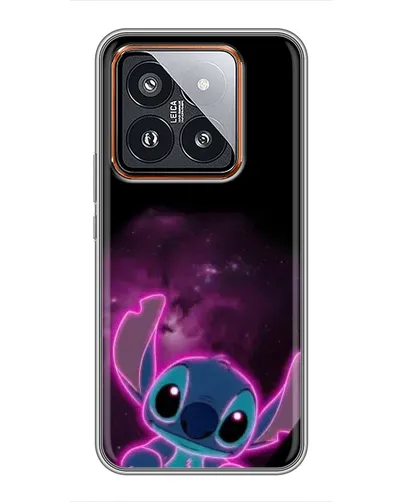 Чехол для Xiaomi 14 Pro с картинкой «Неоновый Stitch»