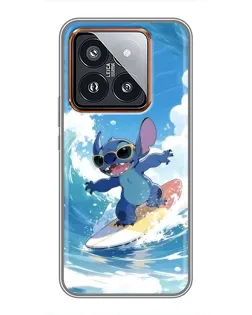 Чехол для Xiaomi 14 Pro с картинкой «Стич на волне» Чехол для Xiaomi 14 Pro с картинкой «Стич на волне»