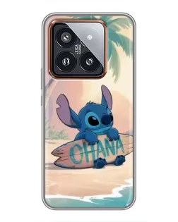 Чехол для Xiaomi 14 Pro с картинкой «Стич на серфе» Чехол для Xiaomi 14 Pro с картинкой «Стич на серфе»