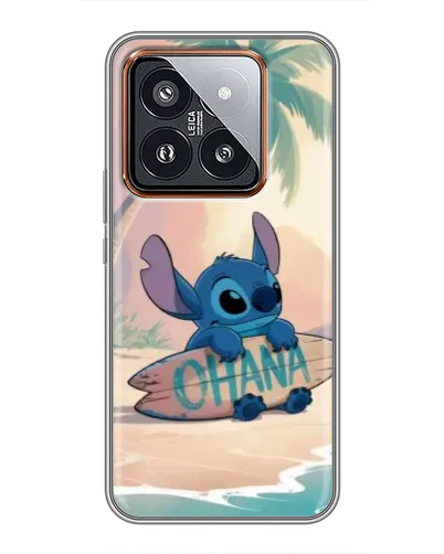 Чехол для Xiaomi 14 Pro с картинкой «Стич на серфе»