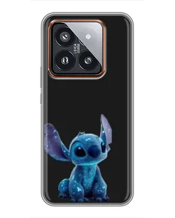 Чехол для Xiaomi 14 Pro с картинкой «Стич на черном» Чехол для Xiaomi 14 Pro с картинкой «Стич на черном»