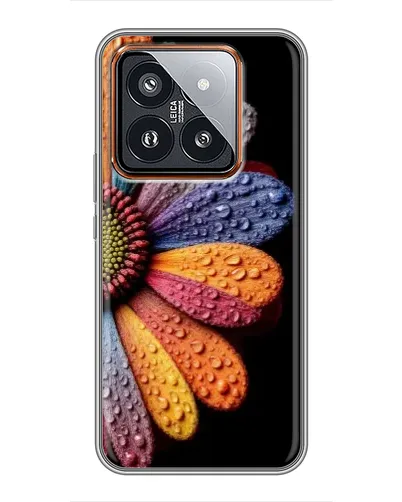 Чохол для Xiaomi 14 Pro з картинкою «Райдужна квітка»