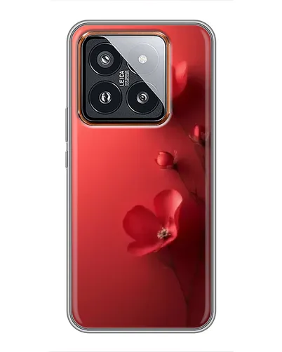 Чохол для Xiaomi 14 Pro з картинкою «Макові суцвіття»