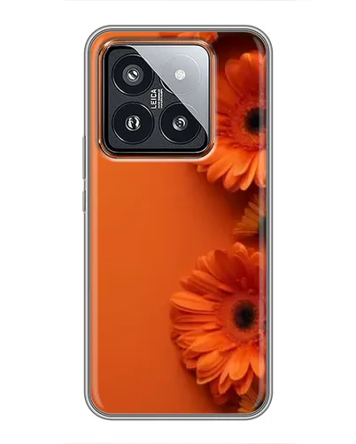 Чохол для Xiaomi 14 Pro з картинкою «Помаранчеві гербери»