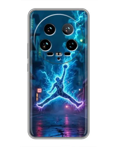 Чохол для Xiaomi 14 Ultra з картинкою «Jordan Gold Jumpman»