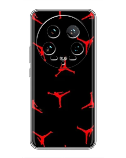 Чохол для Xiaomi 14 Ultra з картинкою «Jordan Red Pattern»