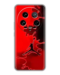 Чохол для Xiaomi 14 Ultra з картинкою «Jordan Red Smoke»