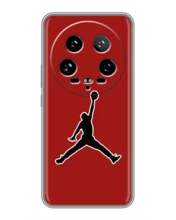 Чохол для Xiaomi 14 Ultra з картинкою «Jordan Red Back»