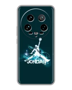 Чохол для Xiaomi 14 Ultra з картинкою «Jordan Blue Fire»