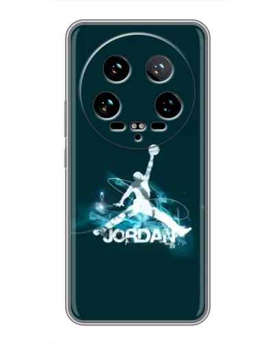 Чохол для Xiaomi 14 Ultra з картинкою «Jordan Blue Fire»