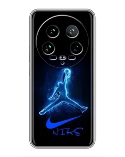 Чохол для Xiaomi 14 Ultra з картинкою «Jordan Neon Blue»