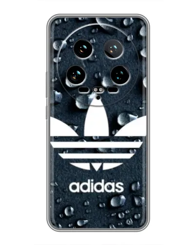 Чехол для Xiaomi 14 Ultra с картинкой «Adidas Trefoil Blue» Чехол для Xiaomi 14 Ultra с картинкой «Adidas Trefoil Blue»