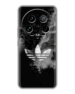 Чехол для Xiaomi 14 Ultra с картинкой «Абстрактный дым Adidas»