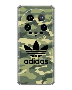 Чехол для Xiaomi 14 Ultra с картинкой «Милитари стиль Adidas»