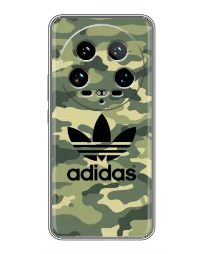 Чехол для Xiaomi 14 Ultra с картинкой «Милитари стиль Adidas» Чехол для Xiaomi 14 Ultra с картинкой «Милитари стиль Adidas»