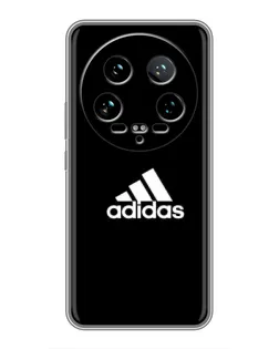 Чехол для Xiaomi 14 Ultra с картинкой «Черная классика Adidas»