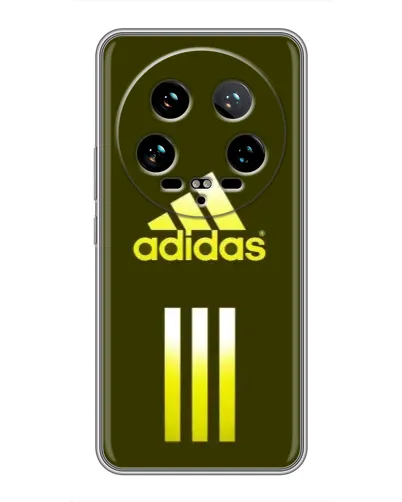 Чехол для Xiaomi 14 Ultra с картинкой «Оливковый градиент Adidas» Чехол для Xiaomi 14 Ultra с картинкой «Оливковый градиент Adidas»