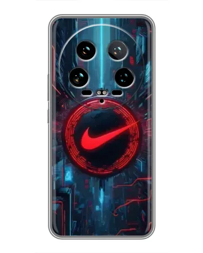 Чохол для Xiaomi 14 Ultra з картинкою «Техногенний стиль Nike»