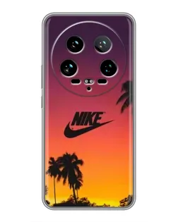 Чохол для Xiaomi 14 Ultra з картинкою «Nike на заході сонця»