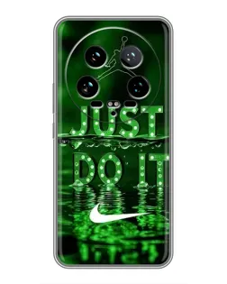 Чохол для Xiaomi 14 Ultra з картинкою «Зелений неоновий Nike»