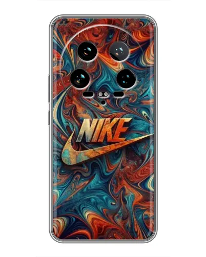 Чохол для Xiaomi 14 Ultra з картинкою «Nike в абстракції»
