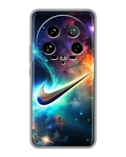 Чохол для Xiaomi 14 Ultra з картинкою «Космічний Nike Swoosh»