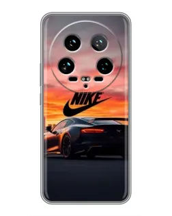 Чохол для Xiaomi 14 Ultra з картинкою «Nike та суперкар»