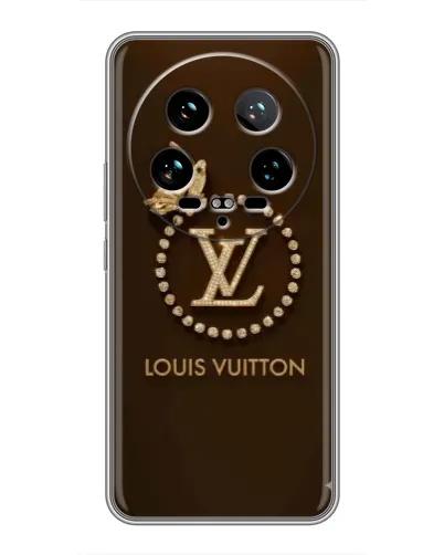 Чехол для Xiaomi 14 Ultra с картинкой «LV — золотая печать» Чехол для Xiaomi 14 Ultra с картинкой «LV — золотая печать»