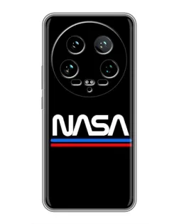 Чохол для Xiaomi 14 Ultra з картинкою «NASA — класика Red Blue»