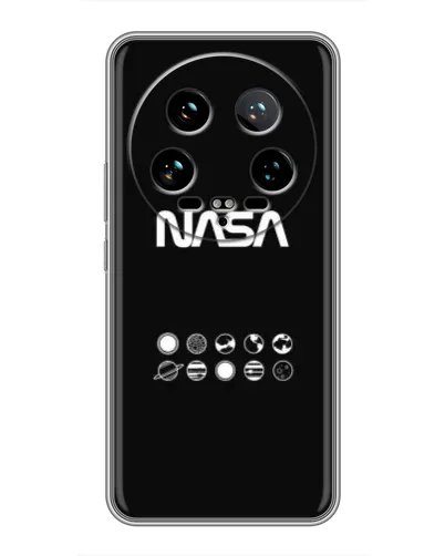 Чохол для Xiaomi 14 Ultra з картинкою «NASA — технічний принт»