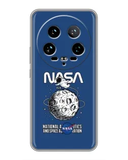 Чохол для Xiaomi 14 Ultra з картинкою «NASA — місячна місія»