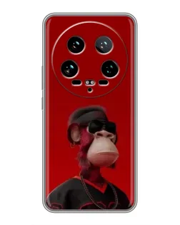 Чохол для Xiaomi 14 Ultra з картинкою «Bored Ape в червоному»