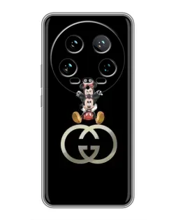 Чохол для Xiaomi 14 Ultra з картинкою «Мінні Маус на лого»