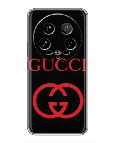 Чохол для Xiaomi 14 Ultra з картинкою «Gucci — червоний логотип»