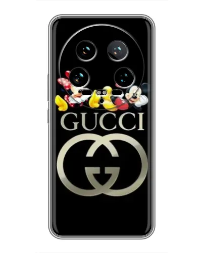 Чохол для Xiaomi 14 Ultra з картинкою «Gucci — герої Disney»