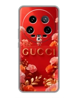 Чохол для Xiaomi 14 Ultra з картинкою «Gucci — золотий сад»