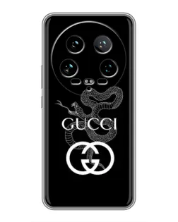 Чохол для Xiaomi 14 Ultra з картинкою «Gucci — срібна змія»