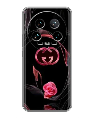 Чохол для Xiaomi 14 Ultra з картинкою «Gucci — неонова троянда»