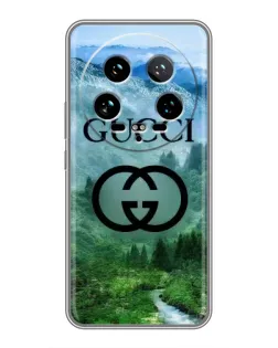 Чохол для Xiaomi 14 Ultra з картинкою «Gucci — гірський пейзаж»