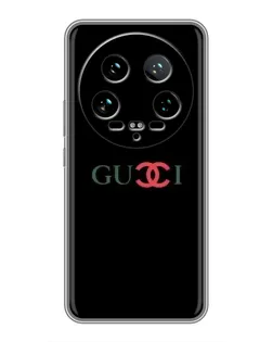 Чохол для Xiaomi 14 Ultra з картинкою «Gucci — червоний градієнт»