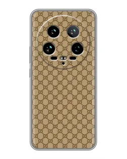 Чехол для Xiaomi 14 Ultra с картинкой «Gucci — классический беж»