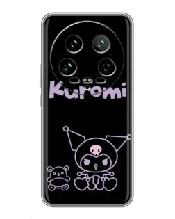 Чохол для Xiaomi 14 Ultra з картинкою «Kuromi — чорний мінімалізм» Чохол для Xiaomi 14 Ultra з картинкою «Kuromi — чорний мінімалізм»