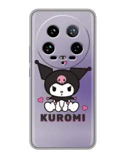 Чохол для Xiaomi 14 Ultra з картинкою «Kuromi — фіолетовий арт»