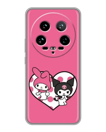Чохол для Xiaomi 14 Ultra з картинкою «Kuromi та My Melody»