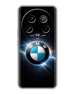 Чохол для Xiaomi 14 Ultra з картинкою «BMW — неонове сяйво»